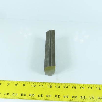 5-1/4" 30° Hemming Press Brake Die Block 1/2" Tang 2-3/4" H x 1-1/8" Thick