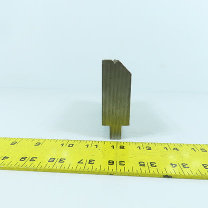 5-1/4" 30° Hemming Press Brake Die Block 1/2" Tang 2-3/4" H x 1-1/8" Thick