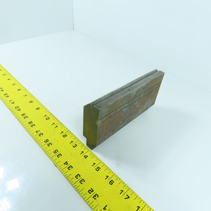 6" 30° Hemming Press Brake Die Block 1/2" Tang 2-3/4" H x 1-1/8" Thick