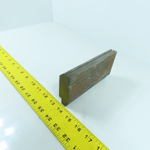 6" 30° Hemming Press Brake Die Block 1/2" Tang 2-3/4" H x 1-1/8" Thick