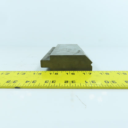 6" 30° Hemming Press Brake Die Block 1/2" Tang 2-3/4" H x 1-1/8" Thick