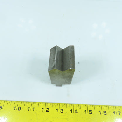 1-1/2" V-Angle Forming Press Brake Die Block 2-3/4" H 1.42" Thick 1/2" Tang