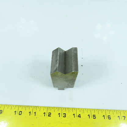 1-1/2" V-Angle Forming Press Brake Die Block 2-3/4" H 1.42" Thick 1/2" Tang