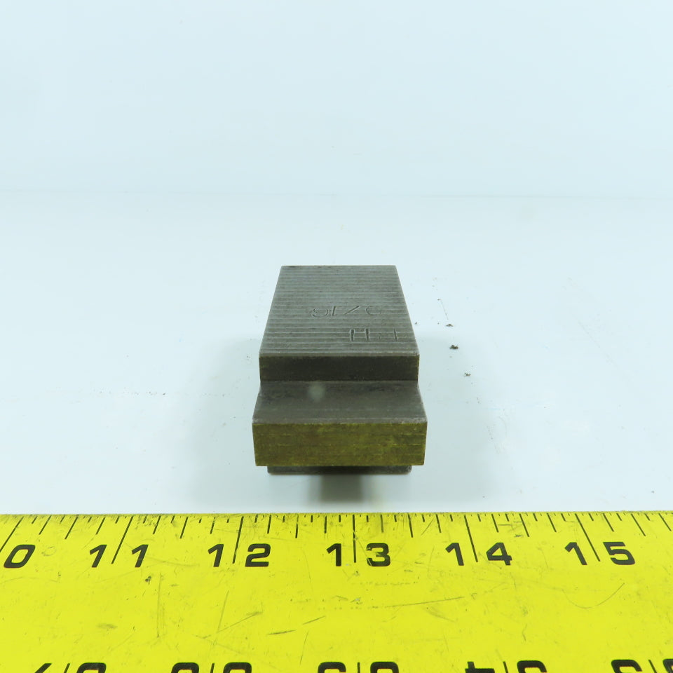 1-1/2" V-Angle Forming Press Brake Die Block 2-3/4" H 1.42" Thick 1/2" Tang