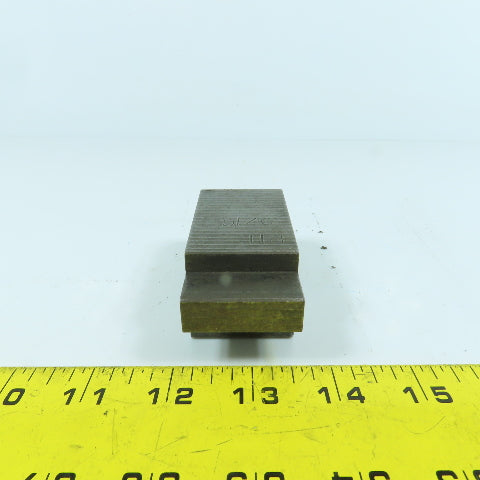 1-1/2" V-Angle Forming Press Brake Die Block 2-3/4" H 1.42" Thick 1/2" Tang