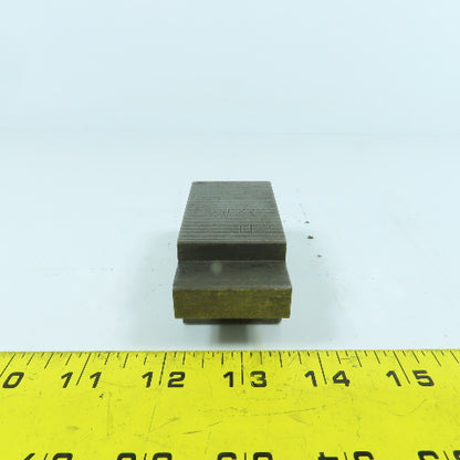 1-1/2" V-Angle Forming Press Brake Die Block 2-3/4" H 1.42" Thick 1/2" Tang