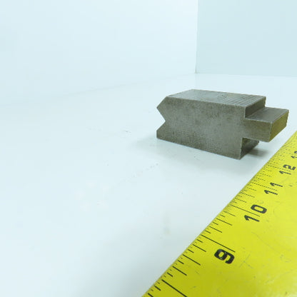 1-1/2" V-Angle Forming Press Brake Die Block 2-3/4" H 1.42" Thick 1/2" Tang