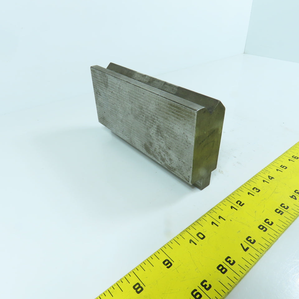 6-1/4" V-Angle Forming Press Brake Die Block 2-3/4" H 1.42" Thick 1/2" Tang
