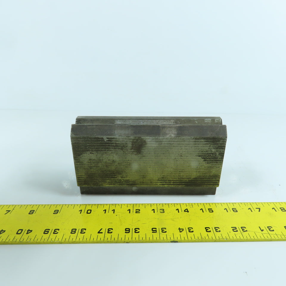 6-1/4" V-Angle Forming Press Brake Die Block 2-3/4" H 1.42" Thick 1/2" Tang