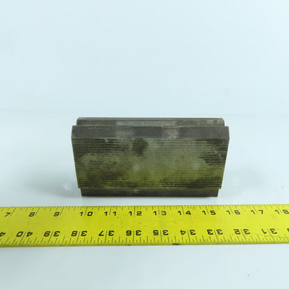 6-1/4" V-Angle Forming Press Brake Die Block 2-3/4" H 1.42" Thick 1/2" Tang