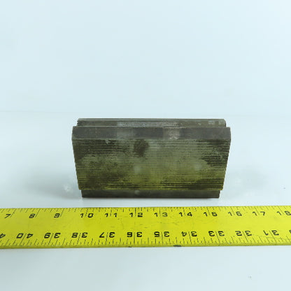 6-1/4" V-Angle Forming Press Brake Die Block 2-3/4" H 1.42" Thick 1/2" Tang