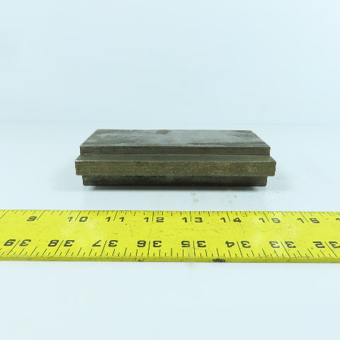 6-1/4" V-Angle Forming Press Brake Die Block 2-3/4" H 1.42" Thick 1/2" Tang