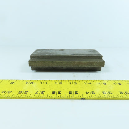 6-1/4" V-Angle Forming Press Brake Die Block 2-3/4" H 1.42" Thick 1/2" Tang