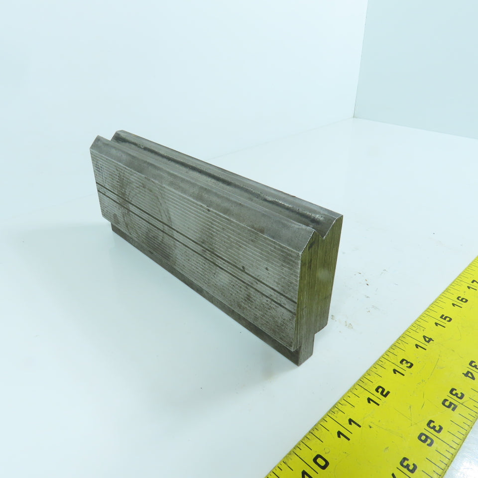 8-1/4" V-Angle Forming Press Brake Die Block 2-3/4" H 1.2" Thick 1/2" Tang