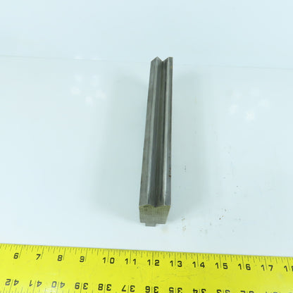 8-1/4" V-Angle Forming Press Brake Die Block 2-3/4" H 1.2" Thick 1/2" Tang