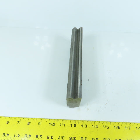 8-1/4" V-Angle Forming Press Brake Die Block 2-3/4" H 1.2" Thick 1/2" Tang