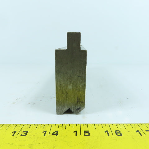 8-1/4" V-Angle Forming Press Brake Die Block 2-3/4" H 1.2" Thick 1/2" Tang