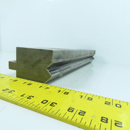 12-1/4" V-Angle Forming Press Brake Die Block 2-1/2" H 1.9" Thick 1/2" Tang