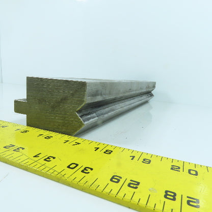12-1/4" V-Angle Forming Press Brake Die Block 2-1/2" H 1.9" Thick 1/2" Tang