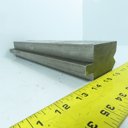 12-1/4" V-Angle Forming Press Brake Die Block 2-1/2" H 1.9" Thick 1/2" Tang