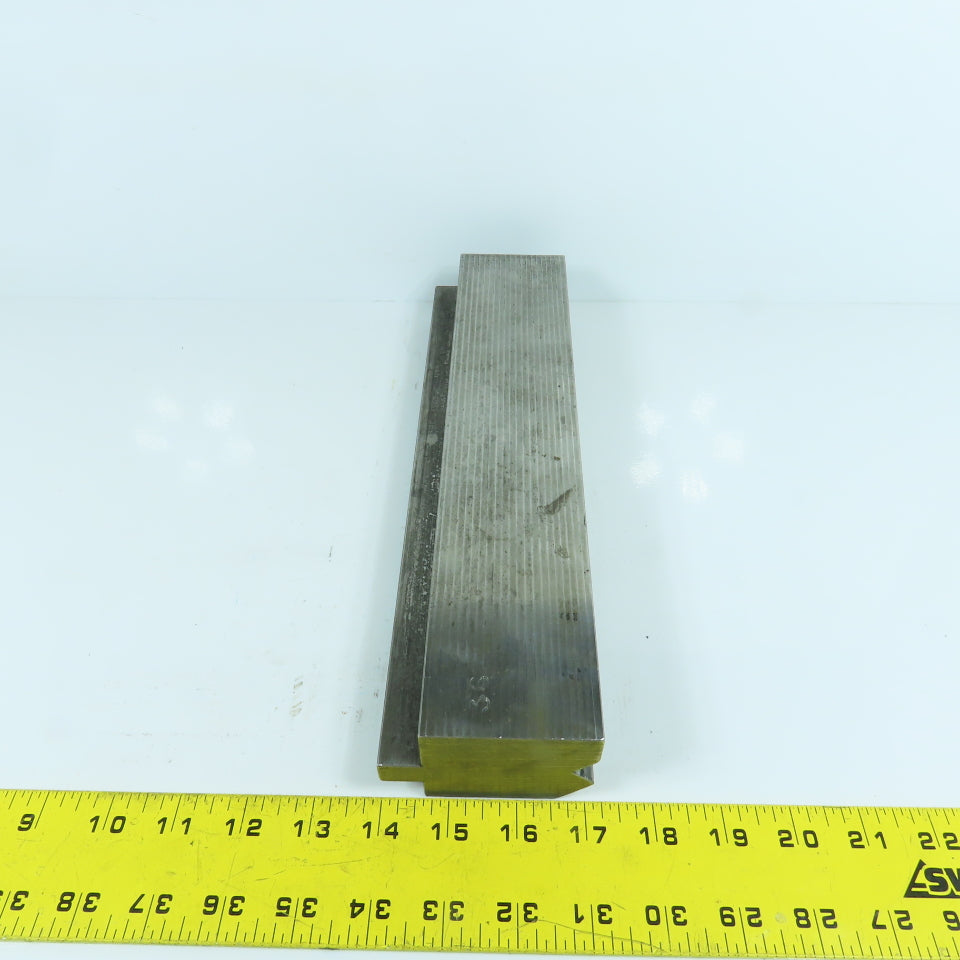 12-1/4" V-Angle Forming Press Brake Die Block 2-1/2" H 1.9" Thick 1/2" Tang