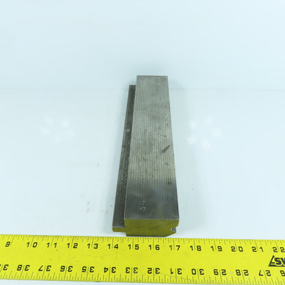 12-1/4" V-Angle Forming Press Brake Die Block 2-1/2" H 1.9" Thick 1/2" Tang