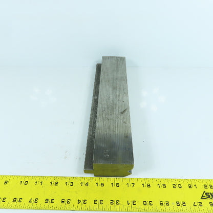12-1/4" V-Angle Forming Press Brake Die Block 2-1/2" H 1.9" Thick 1/2" Tang