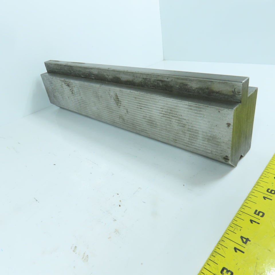 12-1/4" V-Angle Forming Press Brake Die Block 2-1/2" H 1.9" Thick 1/2" Tang