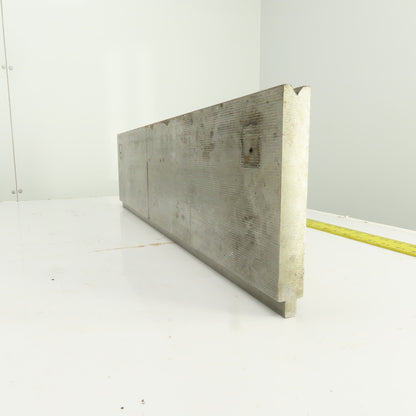 29-1/2" 90° V-Angle Forming Press Brake Die Block 7" H 1" Thick 1/2" Tang