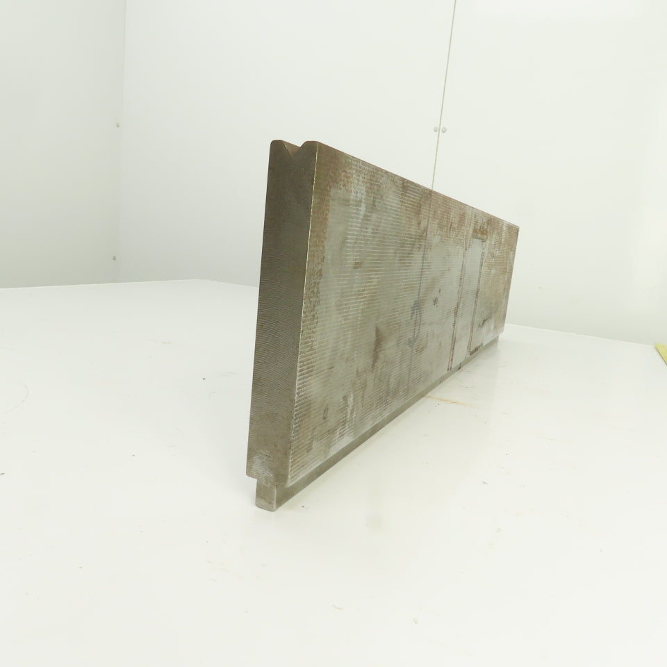 29-1/2" 90° V-Angle Forming Press Brake Die Block 7" H 1" Thick 1/2" Tang