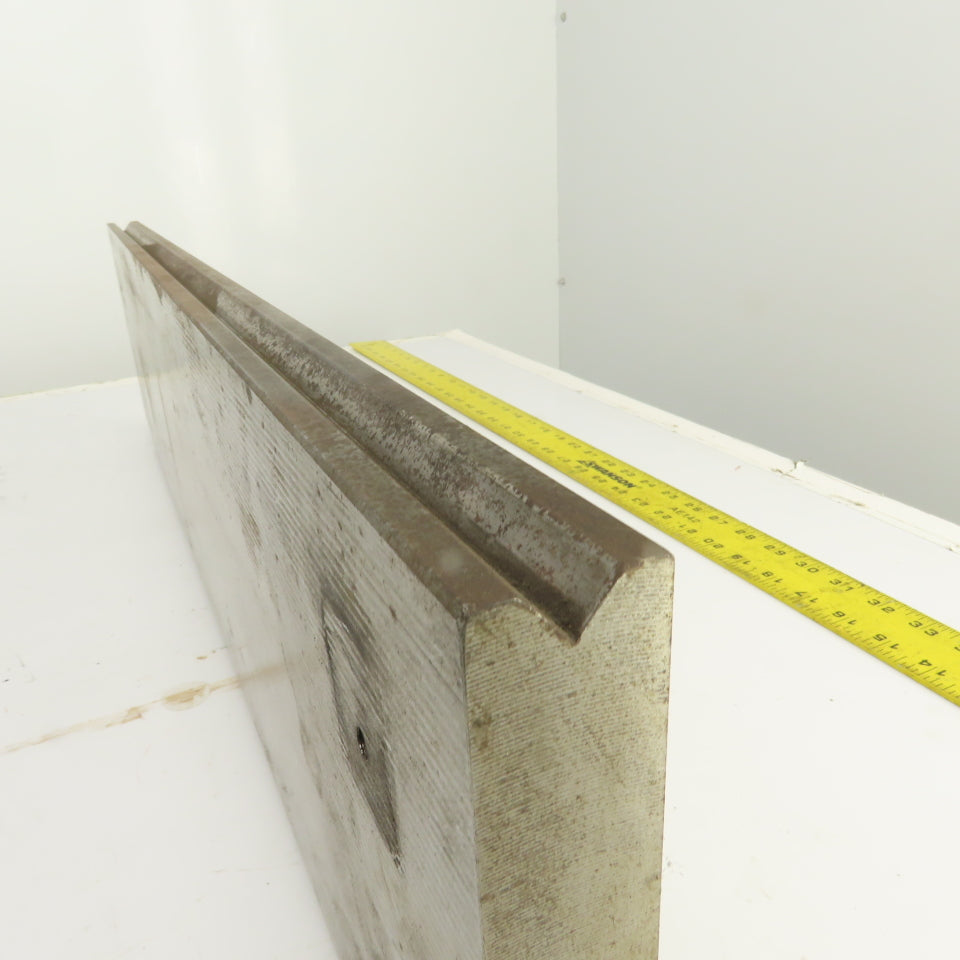 29-1/2" 90° V-Angle Forming Press Brake Die Block 7" H 1" Thick 1/2" Tang
