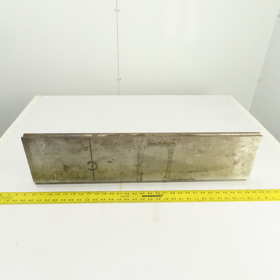 29-1/2" 90° V-Angle Forming Press Brake Die Block 7" H 1" Thick 1/2" Tang