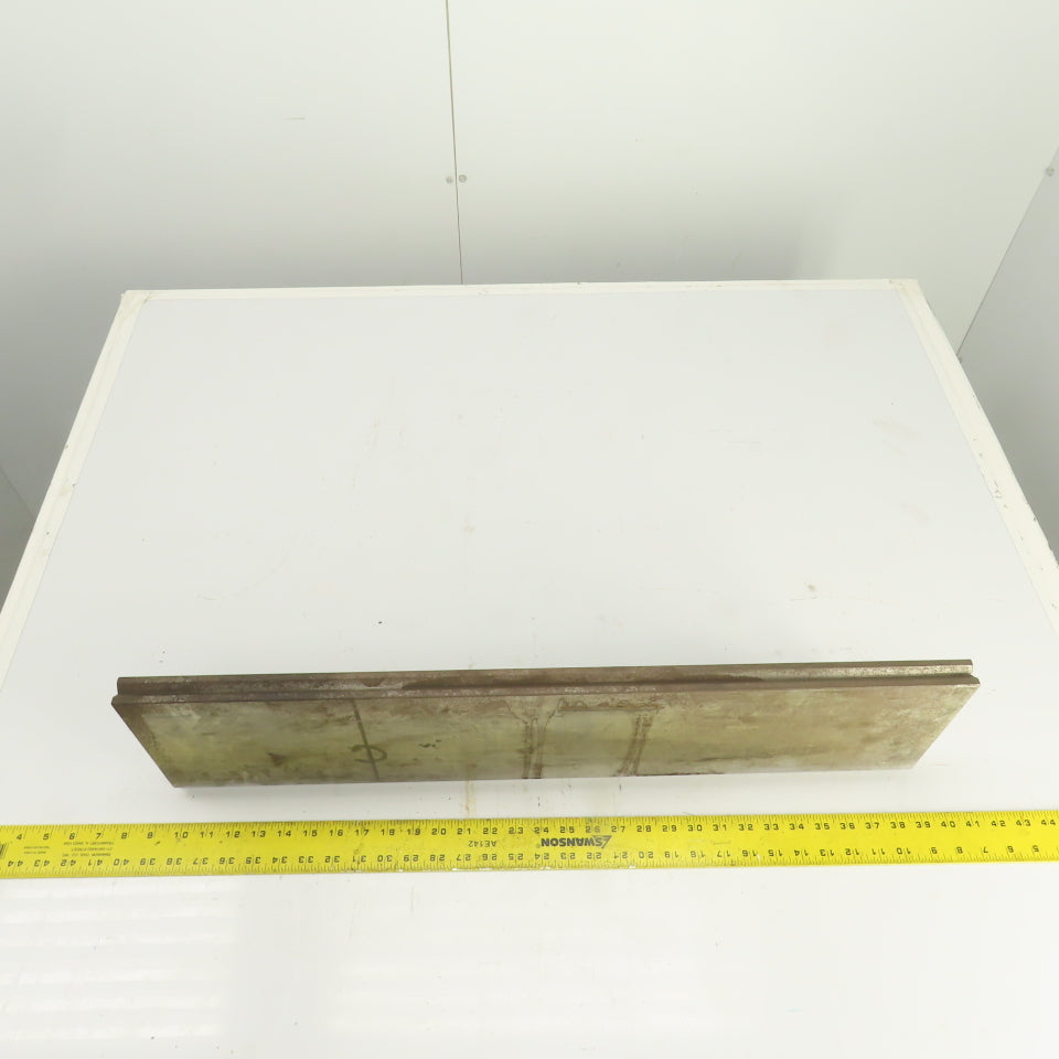 29-1/2" 90° V-Angle Forming Press Brake Die Block 7" H 1" Thick 1/2" Tang