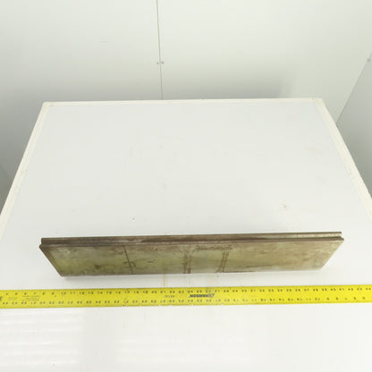 29-1/2" 90° V-Angle Forming Press Brake Die Block 7" H 1" Thick 1/2" Tang