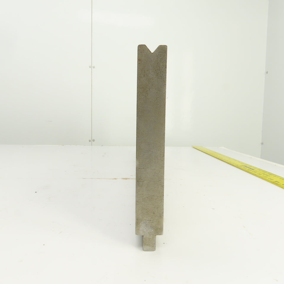 29-1/2" 90° V-Angle Forming Press Brake Die Block 7" H 1" Thick 1/2" Tang