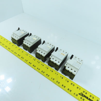 Siemens 3VU1300-1MD00 0.24-0.4A Motor Protector Circuit Breaker 600VAC Lot Of 5