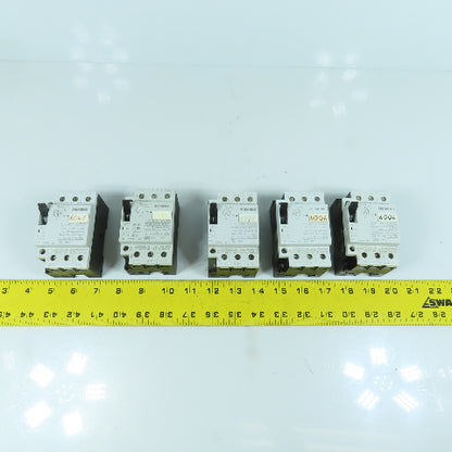 Siemens 3VU1300-1MD00 0.24-0.4A Motor Protector Circuit Breaker 600VAC Lot Of 5