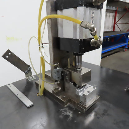 Small Pneumatic C-Frame Press 4" Bore 2" Stroke 2-1/4" Throat