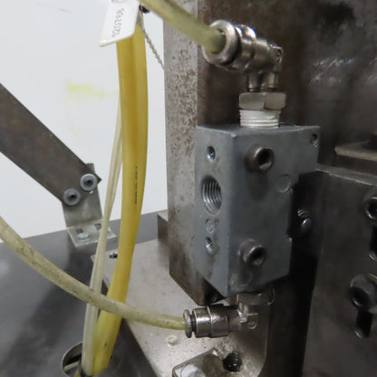 Small Pneumatic C-Frame Press 4" Bore 2" Stroke 2-1/4" Throat