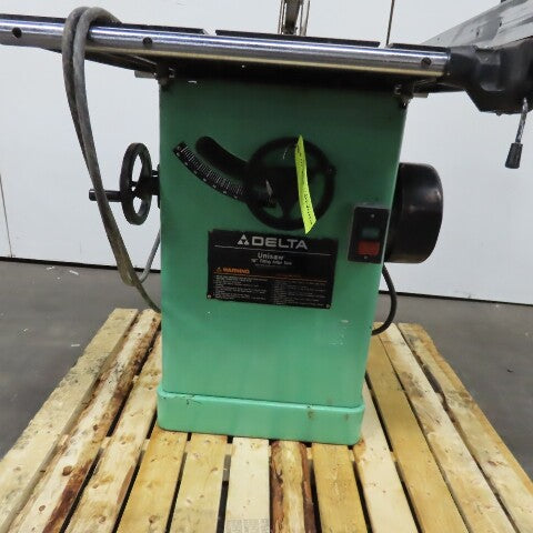 Delta 34-807 10" Tilting (*) Arbor Table Saw 208/230-460V 3Ph Modified See Info