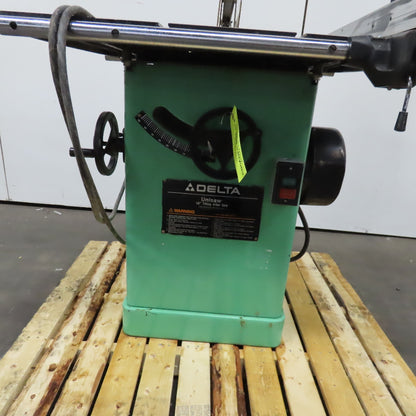 Delta 34-807 10" Tilting (*) Arbor Table Saw 208/230-460V 3Ph Modified See Info