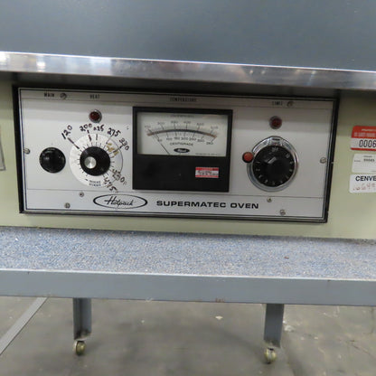 Hotpack Supermatec 300°F Bench Top Convection Oven 20" x 22" x 19" Tall Inside