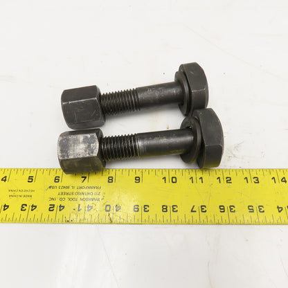 1"-8 Thread T-Slot Bolt 1-3/4" Slot Width 4-3/4" OAL Lot Of 2