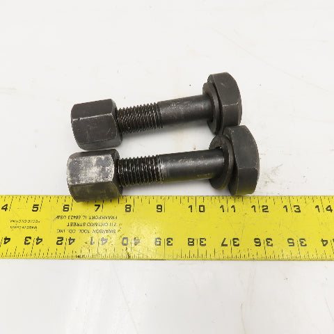 1"-8 Thread T-Slot Bolt 1-3/4" Slot Width 4-3/4" OAL Lot Of 2