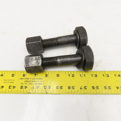 1"-8 Thread T-Slot Bolt 1-3/4" Slot Width 4-3/4" OAL Lot Of 2