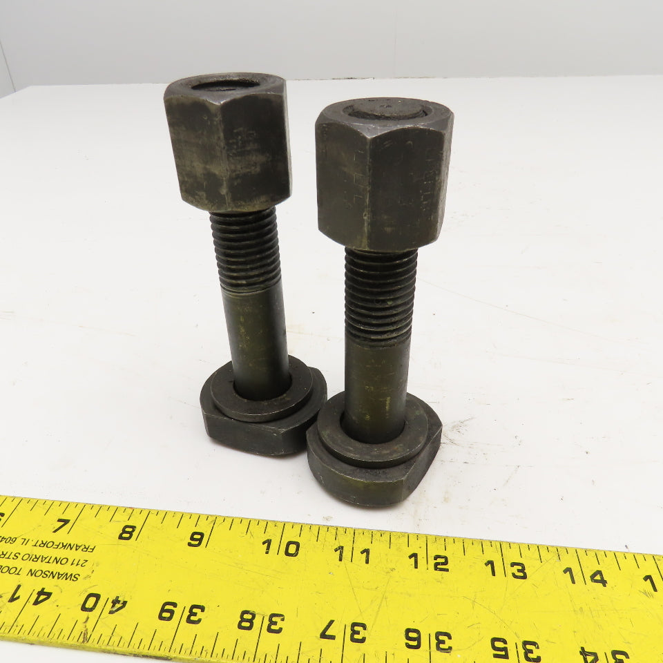 1"-8 Thread T-Slot Bolt 1-3/4" Slot Width 4-3/4" OAL Lot Of 2