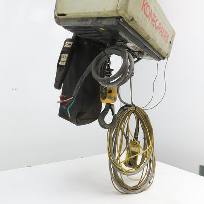Konecranes XN10100027P32T1C 1/2 Ton Electric Chain Hoist 29' Travel 460V 3Ph