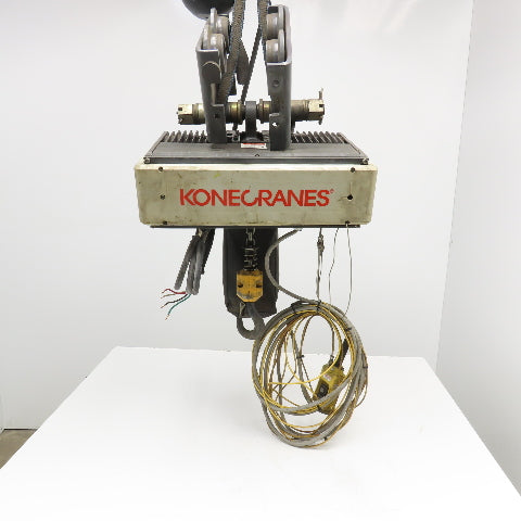 Konecranes XN10100027P32T1C 1/2 Ton Electric Chain Hoist 29' Travel 460V 3Ph