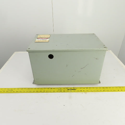 20" x 12" x 12" Heavy Duty Steel Electrical Enclosure W/ Backplate & Bolt-On Top