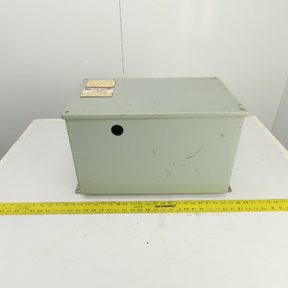 20" x 12" x 12" Heavy Duty Steel Electrical Enclosure W/ Backplate & Bolt-On Top